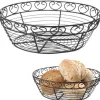 Tilbehør Til Madservering>Rund dekorativ trådkurv til servering af brød - Hendi 425862