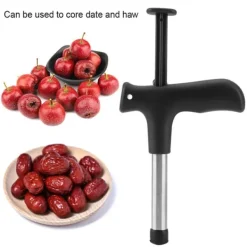 Hulsskeer>Rustfrit Stål Anti-rust Holdbar Skarp Kerneboremaskine til Dato Haw Frugt