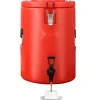 Rustfrit stål isoleret dispenser, 4,5 gallon (17,2 liter) til varme og kolde drikke. Perfekt til te og kaffe i restauranter. New