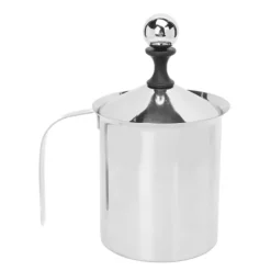 Rustfrit stål manuel mælkeskummer med 800cc kapacitet og bredt håndtag Best