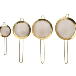 Rustfrit stål melsitning til hjemmekøkken (4 stk.) Sale