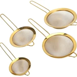 Rustfrit stål melsitning til hjemmekøkken (4 stk.) Sale