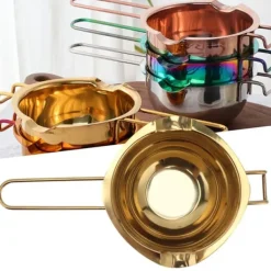 Rustfrit Stål Smør Smelteskål Oste Smeltegryde Køkkenredskab til Køkken HomeGolden Online