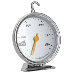 Køkkentermometre>Rustfrit Stål Stor Ovntermometer med Krog Køkken Madlavning Måleværktøj 50-280 ℃
