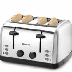 Brødristere, Raclettegrills Og Sandwichtoastere>Sandwich brødrister til 4 toasts, 3 funktioner, 7 varmetrin, 1500 W