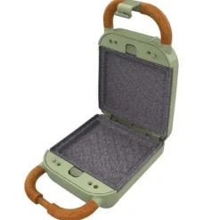 Brødristere, Raclettegrills Og Sandwichtoastere>Sandwich Maker Cecotec Rock'nToast Retro One 600 W 700 W Grøn