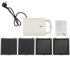 Sandwich Morgenmaskine, Dobbelt-sidet Opvarmning, Nem at Rengøre,HVID Sale