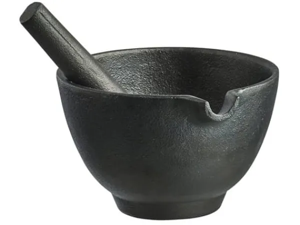 Satake Mortere & Pistiller>Mortel i gjutjärn ø 15,5 cm