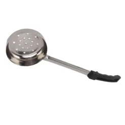 Hulsskeer>Sauceske Pizza Multipurpose Food Grade Rustfrit Stål Spredningsmåleske til køkkenmadlavning Sort 6 oz (huller afløb)