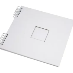 Opbevaring Af Fotografier>Scrapbog m. spiral, str. 30,5x30,5 cm, 250 g, hvid, 1 stk.