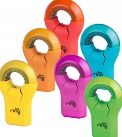 Tilbehør Til Pizzaskærere>SERVE 2-i-1 roterende blyantspidser med ringviskelæder