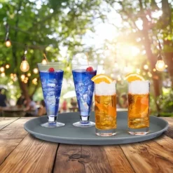 Serveringsfad & Skåle>Serveringsbakke, 2x35 cm, Grå