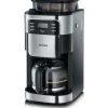 Severin 4810 Kaffebryggare med filter och integrerad kvarn - svart och rostfritt stål - 1000W - 1,4 L Online