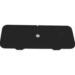 Måtter & Gitter Til Køkkenvaske>Silikon Kranmatta BPA-fri Återanvändbar Hållbar Stänksäker Silikon Handfat Dräneringsdyna för kök Badrum Svart