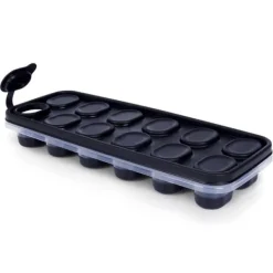 Silikone isterningform til frysning af isterninger med låg Best