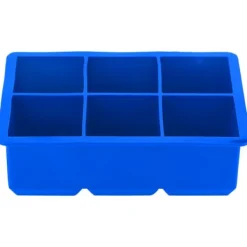 Silikone Isterningmaskine 6 Hulrum Chokolade Slikform Køkken Madlavningsredskaber Mørkeblå Best