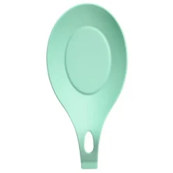 Silikone Skeholder Høj Temperaturbestandig Varmebestandig Skeholder til Hjemmekøkken Grøn New