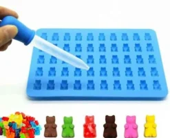 Silikoneform GUMMIES BEARS med pipette Hot