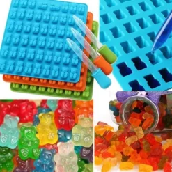 Silikoneform GUMMIES BEARS med pipette Hot