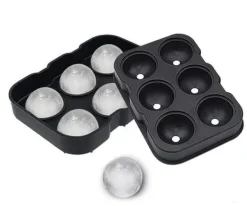SILIKONEFORM TIL 6 ISKUGLER TIL DRIKKE OG DRIKKE