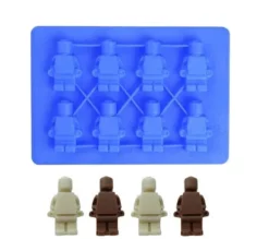 Silikoneform til chokolade-sukkerdekorationer, klodser og robotter Hot