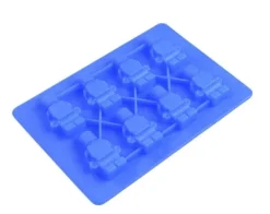 Silikoneform til chokolade-sukkerdekorationer, klodser og robotter Hot