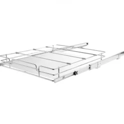 Skabsorganisator, 39,4x53,3x8,9 cm, Sølv, Stålopbevaring Best