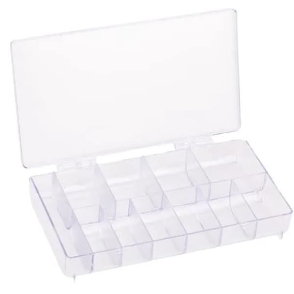 Æske til tips eller dekorationer, stor, 11 rum, klar