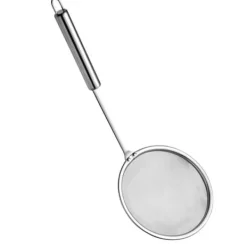 Skimmerske Fedtsi Rustfrit Stål Finmasket Langt Håndtag Hot Pot Skimmer til Fedtskum Køkken M Outlet