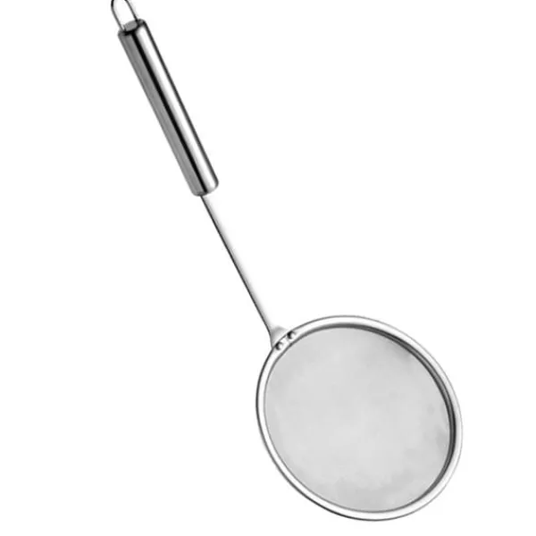 Skimmerske Fedtsi Rustfrit Stål Finmasket Langt Håndtag Hot Pot Skimmer til Fedtskum Køkken S Sale