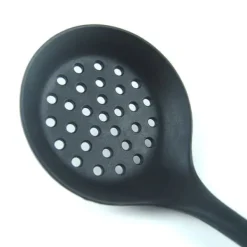 Skimmerspatel med hål i silikon Lätt sked med öppningar Skimmer-skedsil med långt handtag Outlet