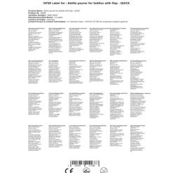 Flaskepropper>Skænkeprop, flaske skænker - QUICK, med klap