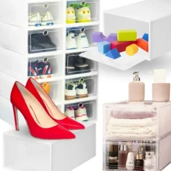 Skokasse, hylde, skab, legetøj, kosmetik, stærk, modulær, 33x23x14 cm Discount