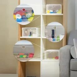 Skokasse, hylde, skab, legetøj, kosmetik, stærk, modulær, 33x23x14 cm Discount