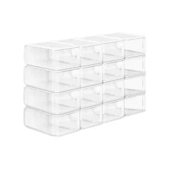 Skoæsker sæt med 16, 21,5 x 32,5 x 13,5 cm New