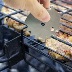 Skraber til stejlplade i rustfrit stål, rund (blank, på lager)