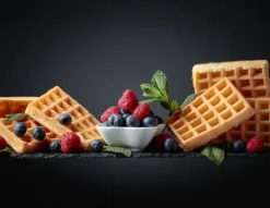 Serveringsfad & Skåle>SKÆREBRÆT I GLAS 52x40 MAD