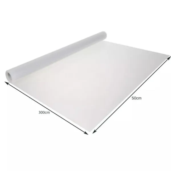 Skuffe- & Hyldepapir & -Plas>Skridsikker beskyttelsesmåtte til skabsskuffer, mat, stor, 300x50cm