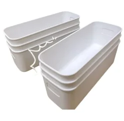 Skuffe Organizer Bakker, Plast Opbevaringskasser Til Skrivebord, Badeværelse, Køkken 5-pack Sale