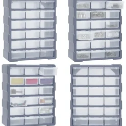 Skuffereol med 18 skuffer 38x16x47 cm - Skuffereol - Skuffereoler - Home & Living Best