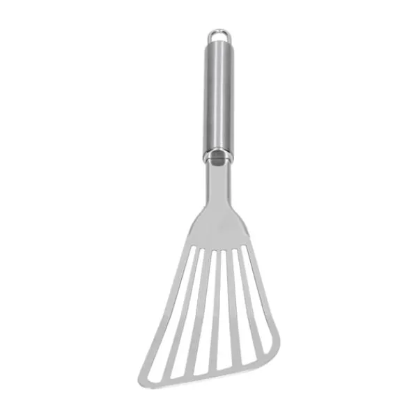 Stegepaletter>Slidset Fiskespade Tyk Poleret Fiskevender Flipper til Køkken Camping Restaurantspade