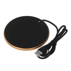 Kopvarmer>Smart USB-kaffekrusvarmer - 55°C konstant temperatur, pladsbesparende guldvarmer til hjemmet, kontoret og rejser