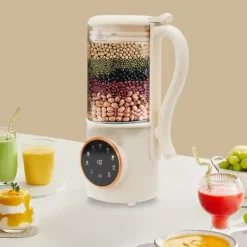 Sojamælksmaskine - Nøddemælksmaskine - 200 W - 220 V - Hvid