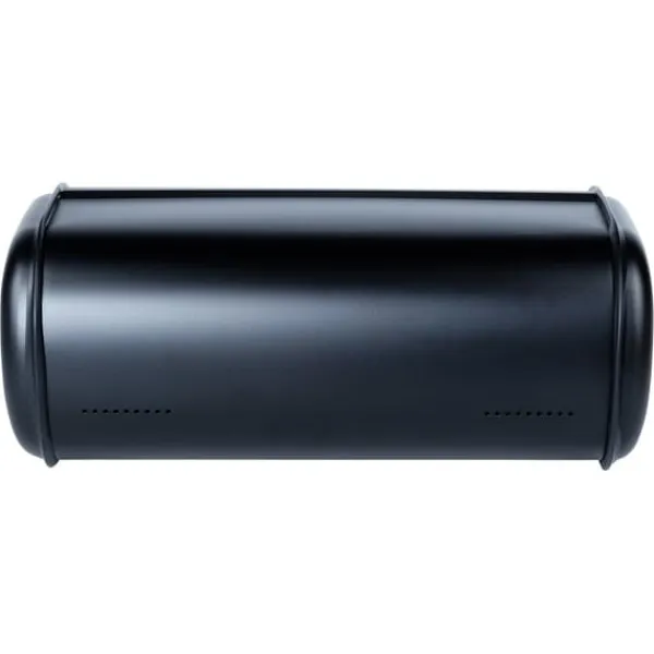 Sort brødkasse i stål 43x27,5x18,5 cm Discount