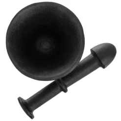 Mortere & Pistiller>Sort støbejerns krydderimørtel LITINA