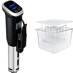 Madlavningsmaskiner>Sous Vide-kogemaskine, IPX7-vandtæt, LED-digitaldisplay, SVNContainer N Rack, EU
