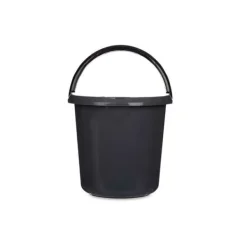 Spand med hanke Grå Antracit 10 L 30 x 28,5 x 30 cm (18 enheder) Best