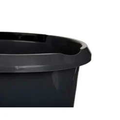 Spand med hanke Grå Antracit 10 L 30 x 28,5 x 30 cm (18 enheder) Best