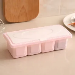 Spice opbevaringsbokssæt - lyserød farve New