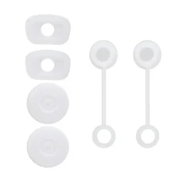 Flaskepropper>Spildsikkert silikone-halmdækselsæt til kopper og flasker